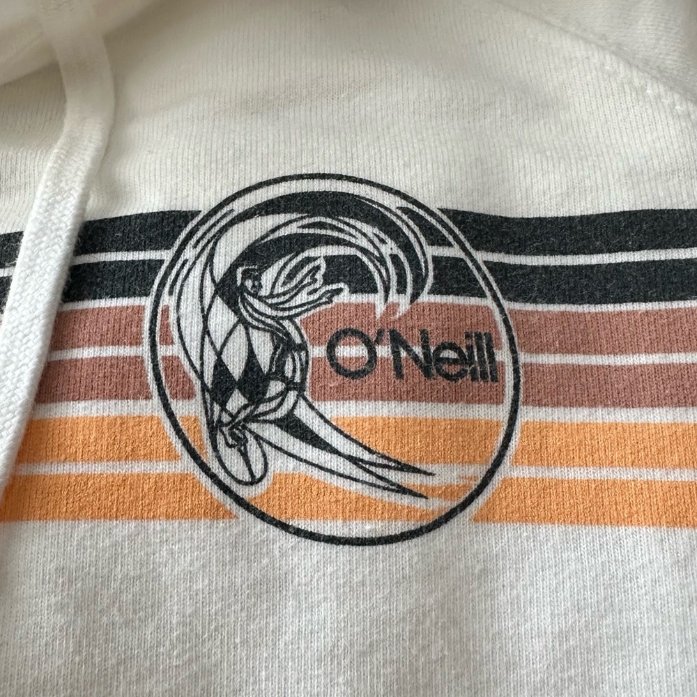 O’Neill Retro print Hoodie unisex size S - Picture 3 of 7